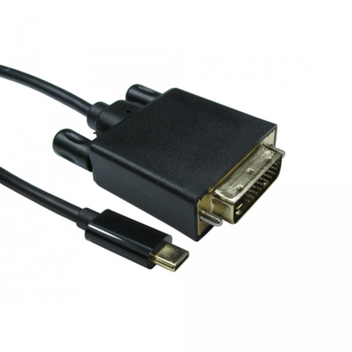 CNL 2M USB-C DVI 24+1 M-M 4K30