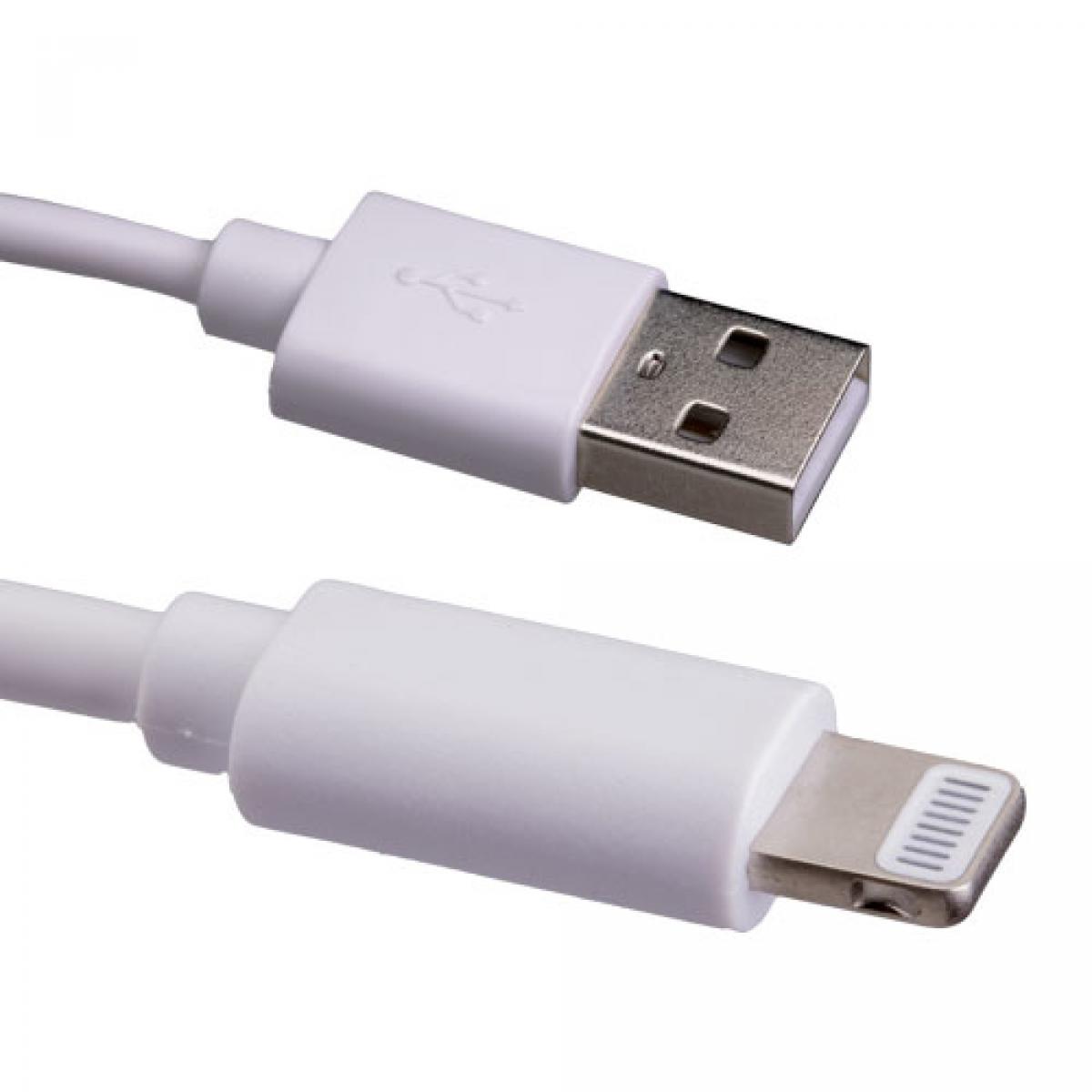 CNL 2m USB-A Lightning MFI M-M Wh