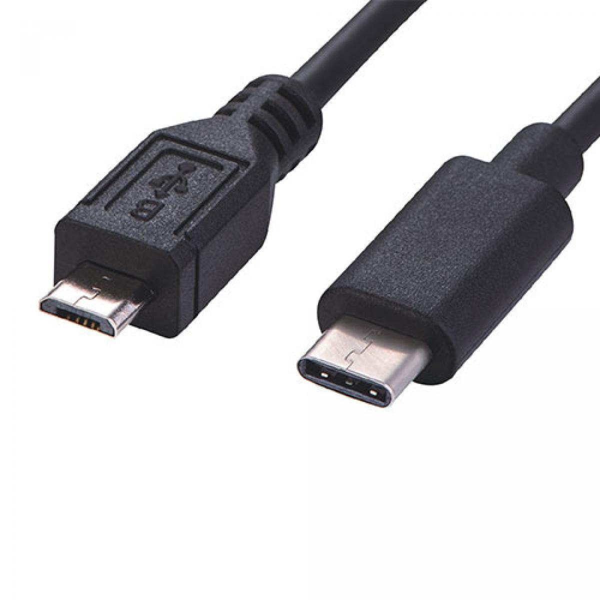 CNL 2M USB-C Micro-B 2.0 M-M Bk